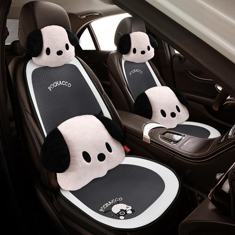 Pochacco Pattern Letter Cartoon Fashion Car Seat Pad Car Interior Accessories