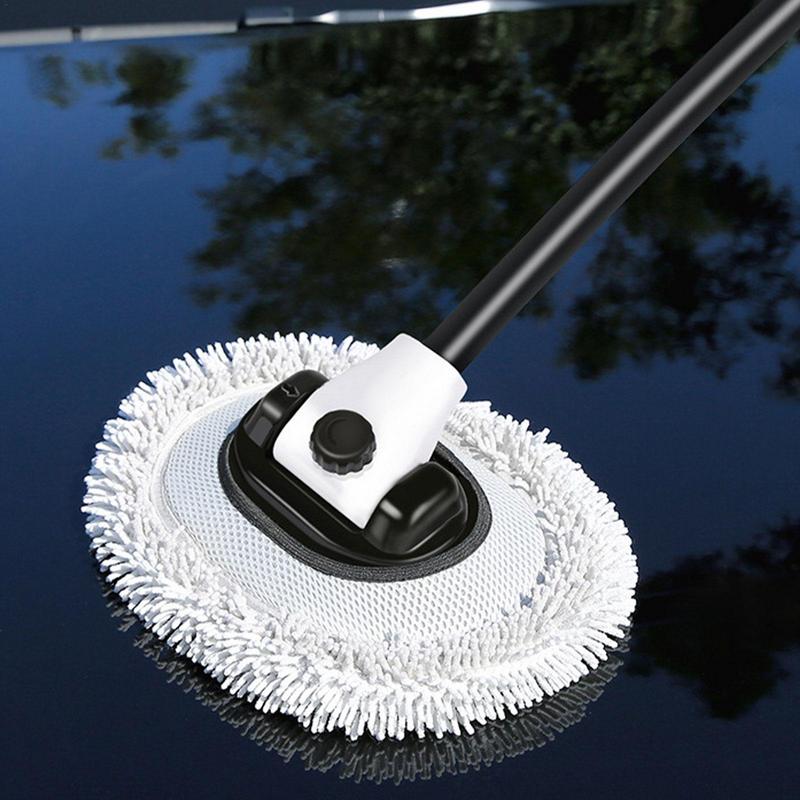 Car Cleaning Brush Car Washing Mop Scratch-Free Car Brushes With 3 Section Telescopic Rod Design Car Accessories