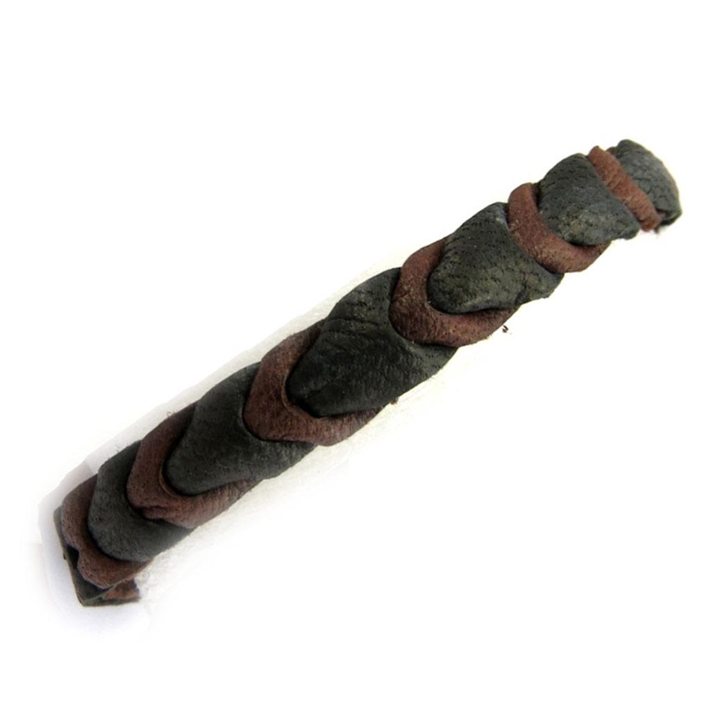 Les Trésors De Lily [L6432] - Βραχιόλι unisex 'Ειρηνικό' καφέ μαύρο