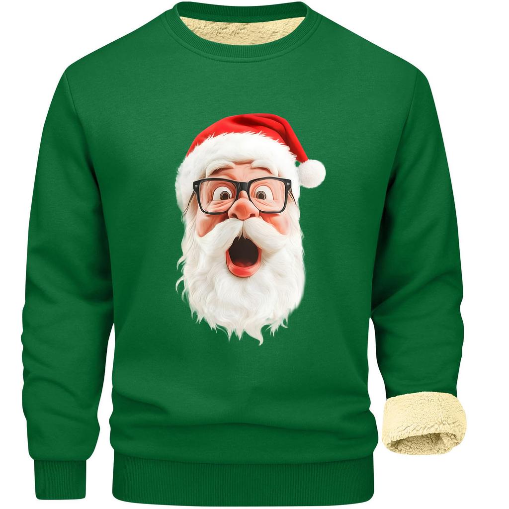 Men Sweatshirt Christmas Shirt Long Sleeve Funny Holdiay Crewneck Xmas Tops