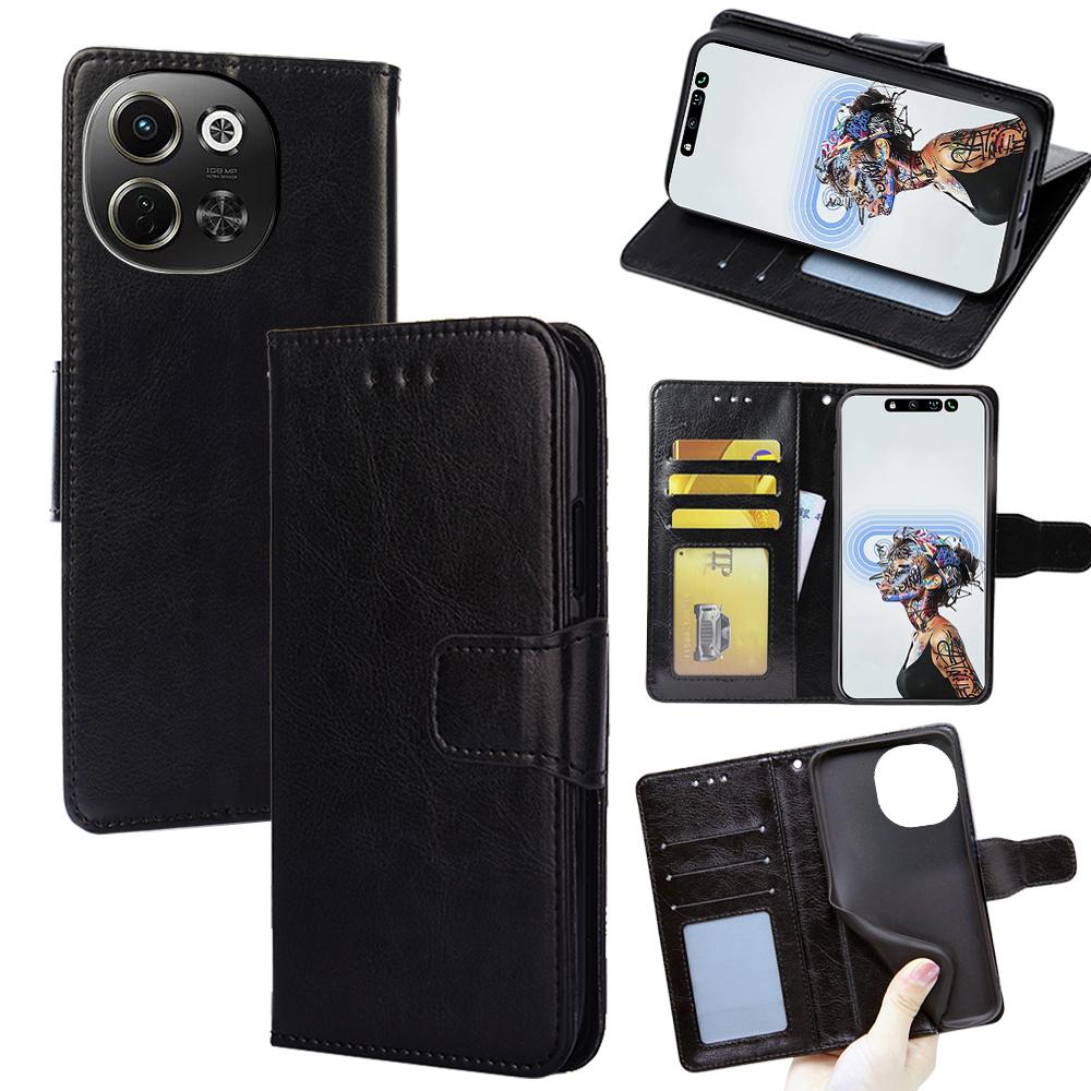 For TECNO Pova 6 Neo 5G/Spark 30 5G Case Wallet PU Leather+TPU Folding Stand Phone Cover