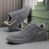 New Spring Men's Shoes 2024 Durable Work Labor Save Men's Thick Bottom Trendy Shoes Casual Board Shoes Rubber Sole Polyurethane