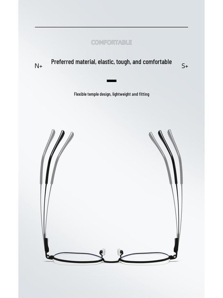 New Women's Metallic Blue Light Sunglasses with Three-in-One Magnetic Clip-On Set - Polarized Outdoor Sunglasses Unisex