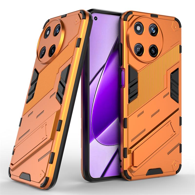 For Cover OPPO Realme 11 Case Realme 11 4G Global Capas Shockproof Bumper Kickstand Back Holder Cover Realme11 Realme 11 Fundas