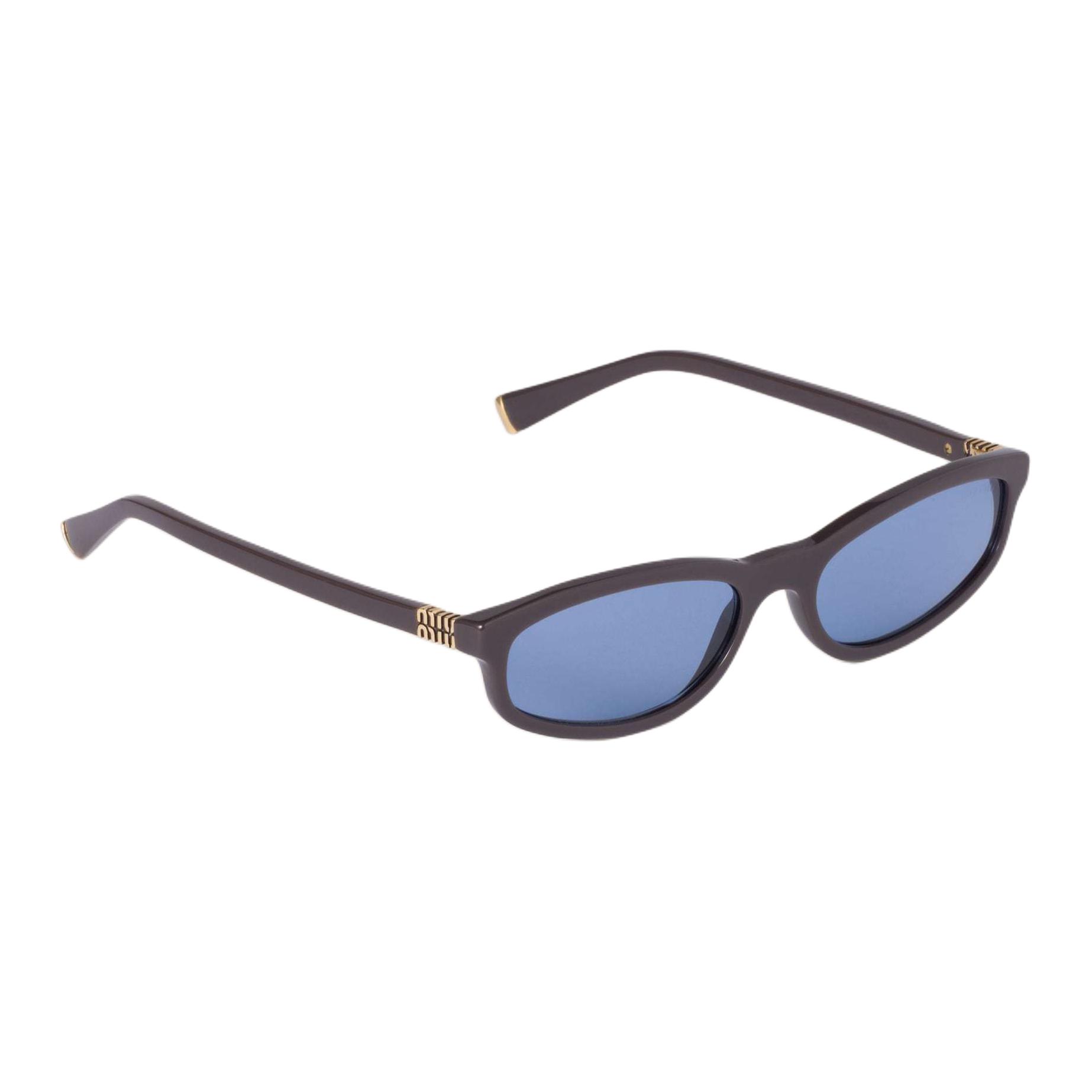 

Miu Miu Rectangular Sunglasses Unisex sunglasses Brown SMUA06_E22C_FE60O_C_A054 Brown-with Transparent Nose Support