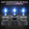 2PCS 100W H8/H9/H11/880/881/5202/ 9006/HB4/9005/HB3 Ice Blue Light Car LED Fog Light Bulbs, Plug and Play Auto Replacement LED Bulbs