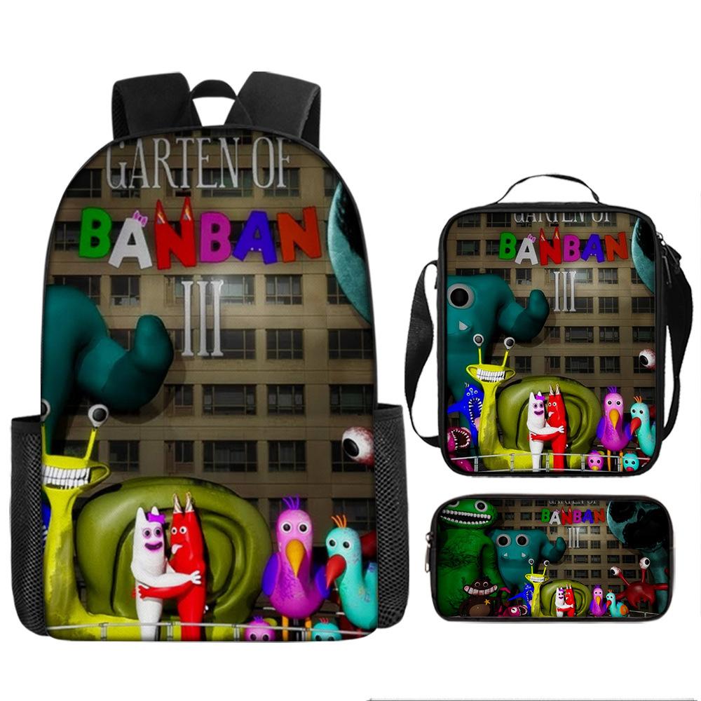 Traditional Creative Cool Total Drama 3D Pattern Pupil Schoolbags For All Oxford Water-resistant Laptop Versatile Journey Rucksacks