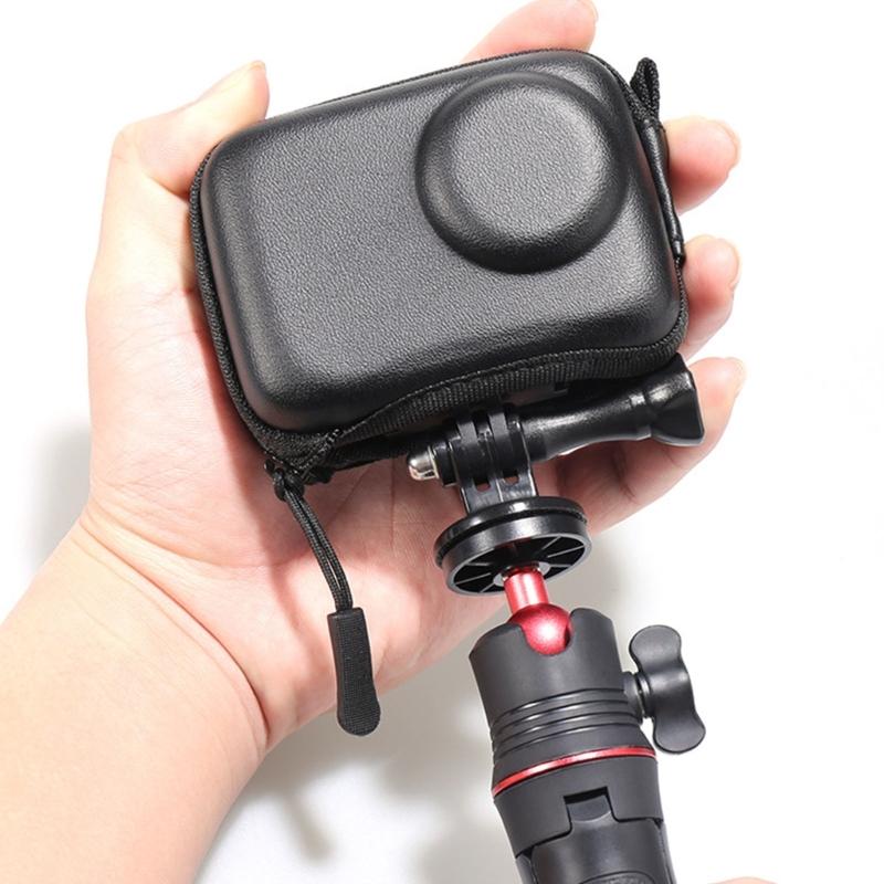 Mini Bag Case for Action 5pro/4/3 Camera with Rubber Lens Caps Cover Portable Storage Box Accessory