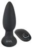 Black Velvets - Rotating Butt Plug with Remote Control 14 cm Black