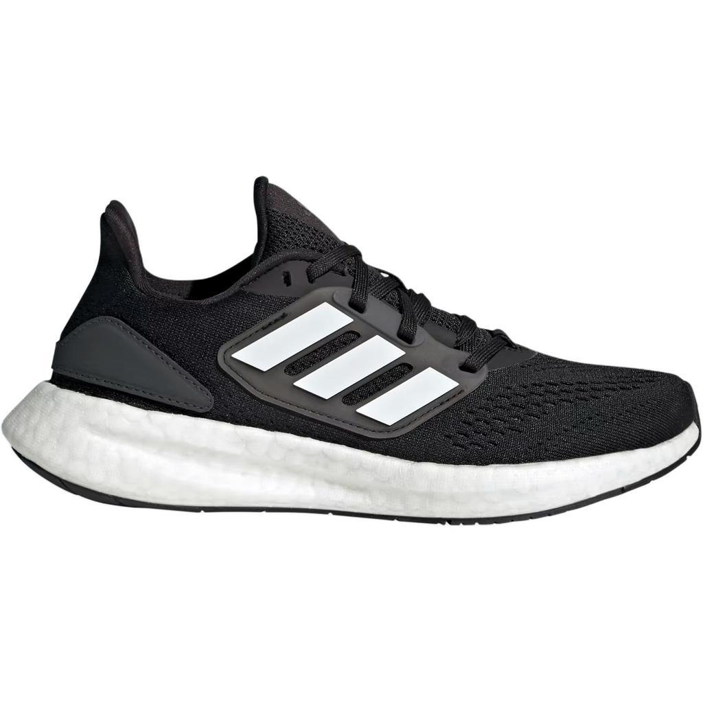 New Adidas Pureboost 22 Low Top Running Shoes Black White Teenagers GZ2599