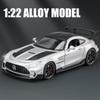 1/24 Benz GTR Alloy Model Car Toy Diecasts Casting Sound and Light Car Toys for Children Vehicle