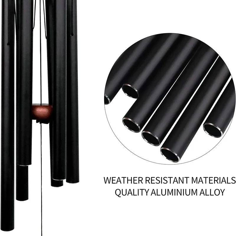 New Aluminum Pipe Wind Chimes Metal Memorial Pendant Gift