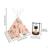 Dollhouse ConeShaped Tent Detailed Miniature Camping Set Realistic Design Christmas Scene