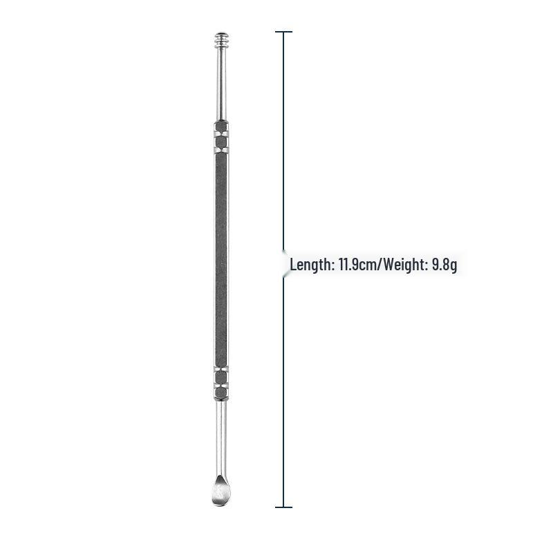 Stainless Steel Double-Headed Spring Ear Cleaner Tool