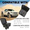 Center Console Rear Power Outlet Socket Plug Compatible with Ford F150 2010-2014 Explorer 2011-2015 F250 F350 F450 Super Duty 2011-2016 Lincoln