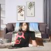 Travel Office Tom kaulitz Bill Kaulitz  Throw Blanket  Flannel Bedspread For Living Room Graphic Sofa Bed Cover