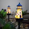 Solar Lights Sea Lighthouse Outdoor Lights Solar Garden Lights Lawn Lights For Patio Garden Path Lawn Holiday Decoration