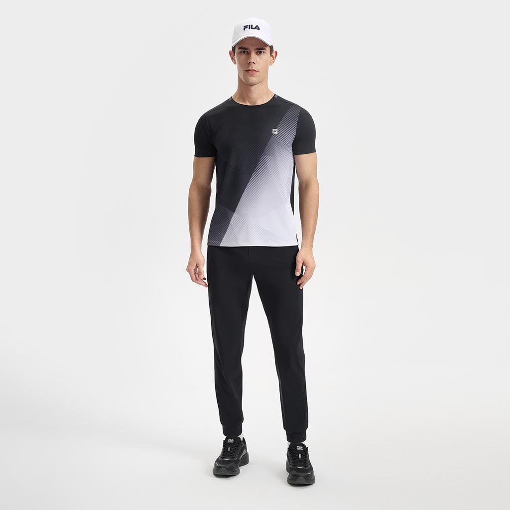 New FILA Athletics Knitted Sweatpants Men's Pitch Black A11M521603F-BK