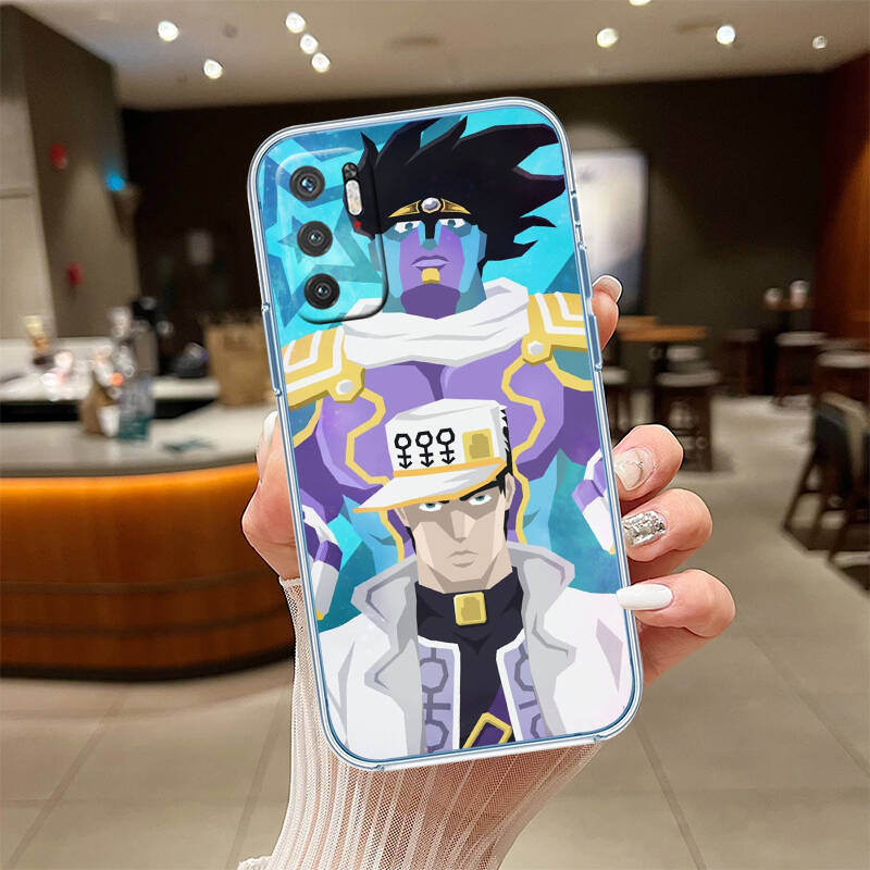 JoJo's Bizarre Adventure Case for Motorola E7 E22 E20 E13 E15 E22S E30 E40 G10 G20 G04 G22 G23 G05 G75 G35 G55 G6 G7 G8 G9 Plus Power Play