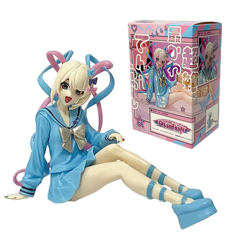 13CM Anime NEEDY GIRL OVERDOSE Small Seat Series Figure KAnge Animation Model Toy Gift Collection Decoration Ornaments