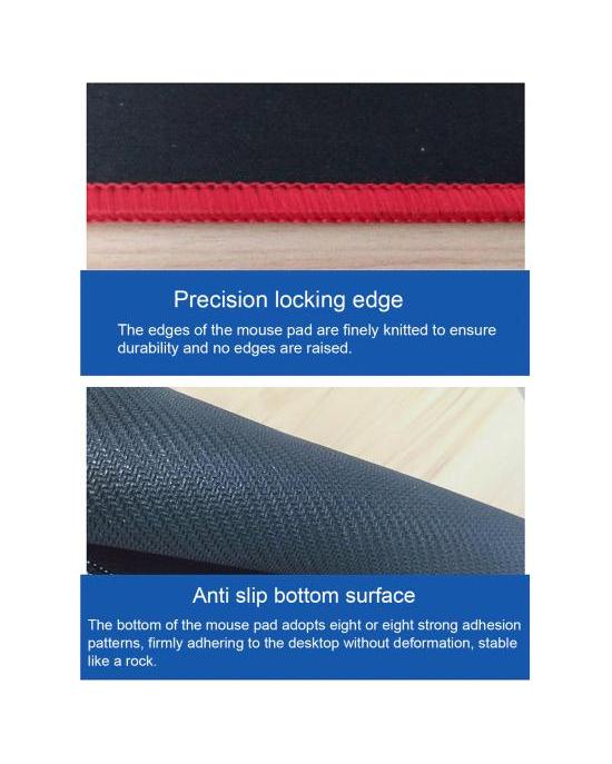 Large Gaming Mouse Pad Anti-Wear Full Desk Coverage Vibrant Color Graphic Design Mouse Keyboard Desk Mat