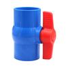 Manual PVC Ball Valve Right Turn Operate Two Way Plumbing Fixtures Corrosions Resistant Valves for Industrial & Home Use