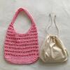 Women Straw Bag Hollow Tote Bag Shoulder Bag Fashion Shopping Bags Handbag