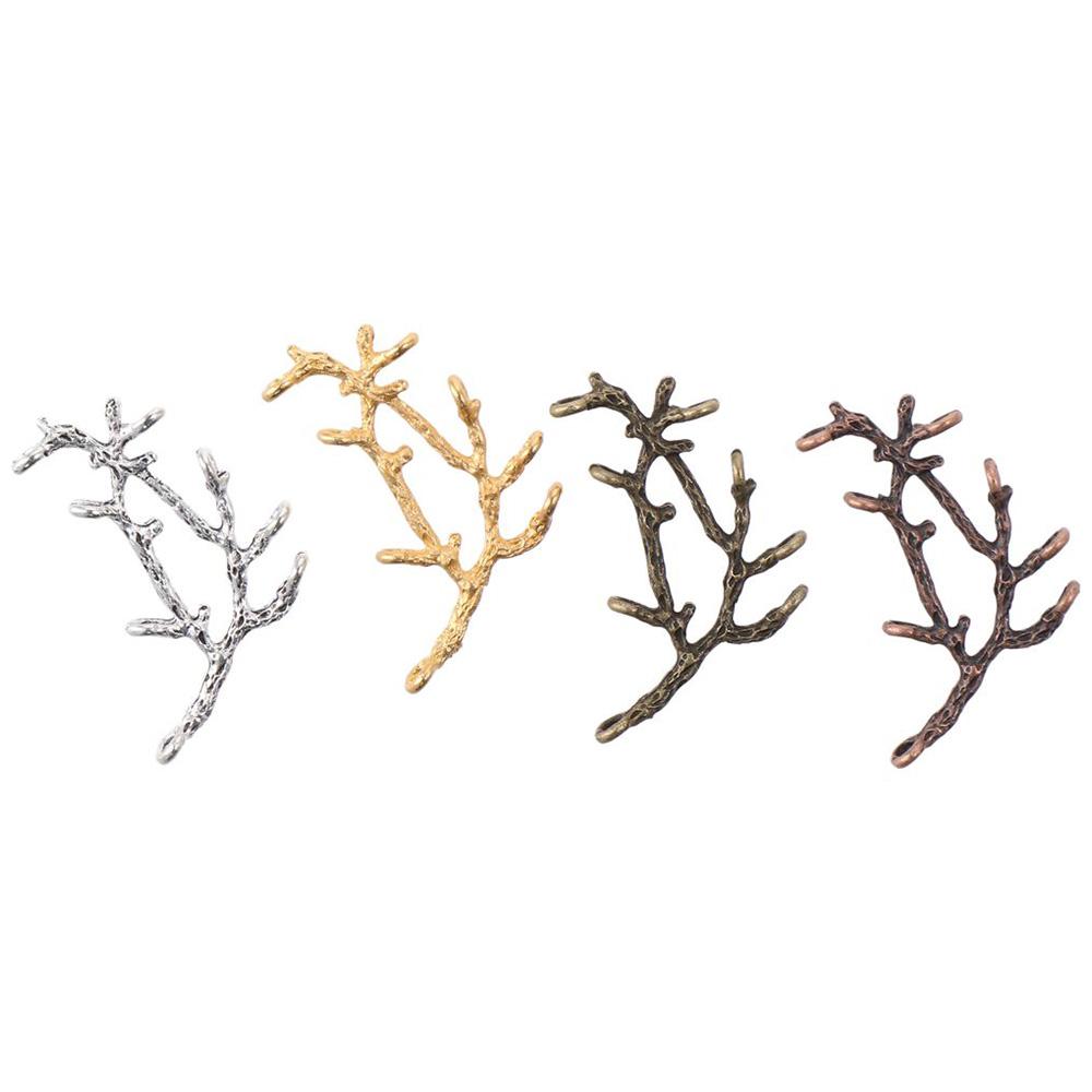20PCS Earring Vinatge Style Tree Branch 4 Colors Multi-Holes Making Accessory Women