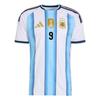 Originals 2026 World Cup Argentina National Team Julian Alvarez 9 Home Quick-Dry V-Neck Soccer Jersey Player Version Unisex Jersey JM5897-9