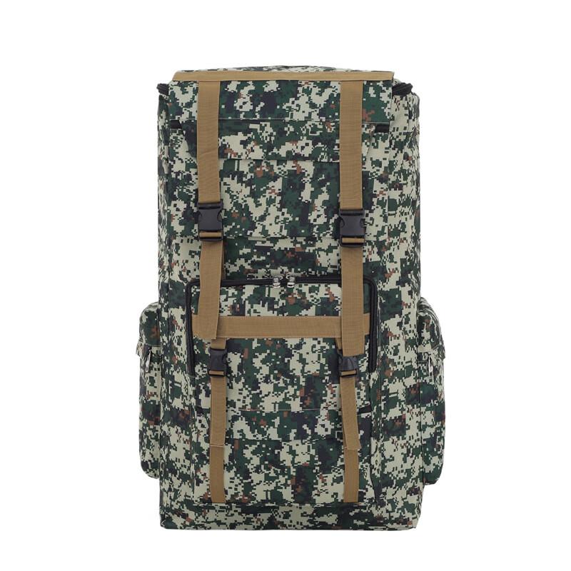 Yizhou 120L Military Green Camouflage Multi-functional Mountaineering Backpack