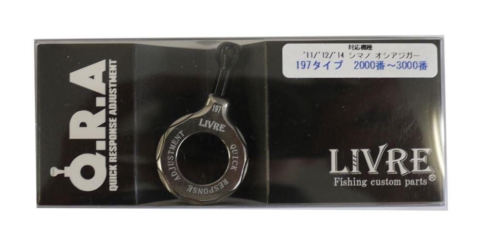 

LIVRE 197 Type Titanium x 8072 Q.R.A Reel, Black, чёрный