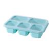 Three Compartment Wheat Straw Bento Box for Fruit, Snacks, and Pastries - Fresh-Keeping and Portable for Outdoor Travel Lunches