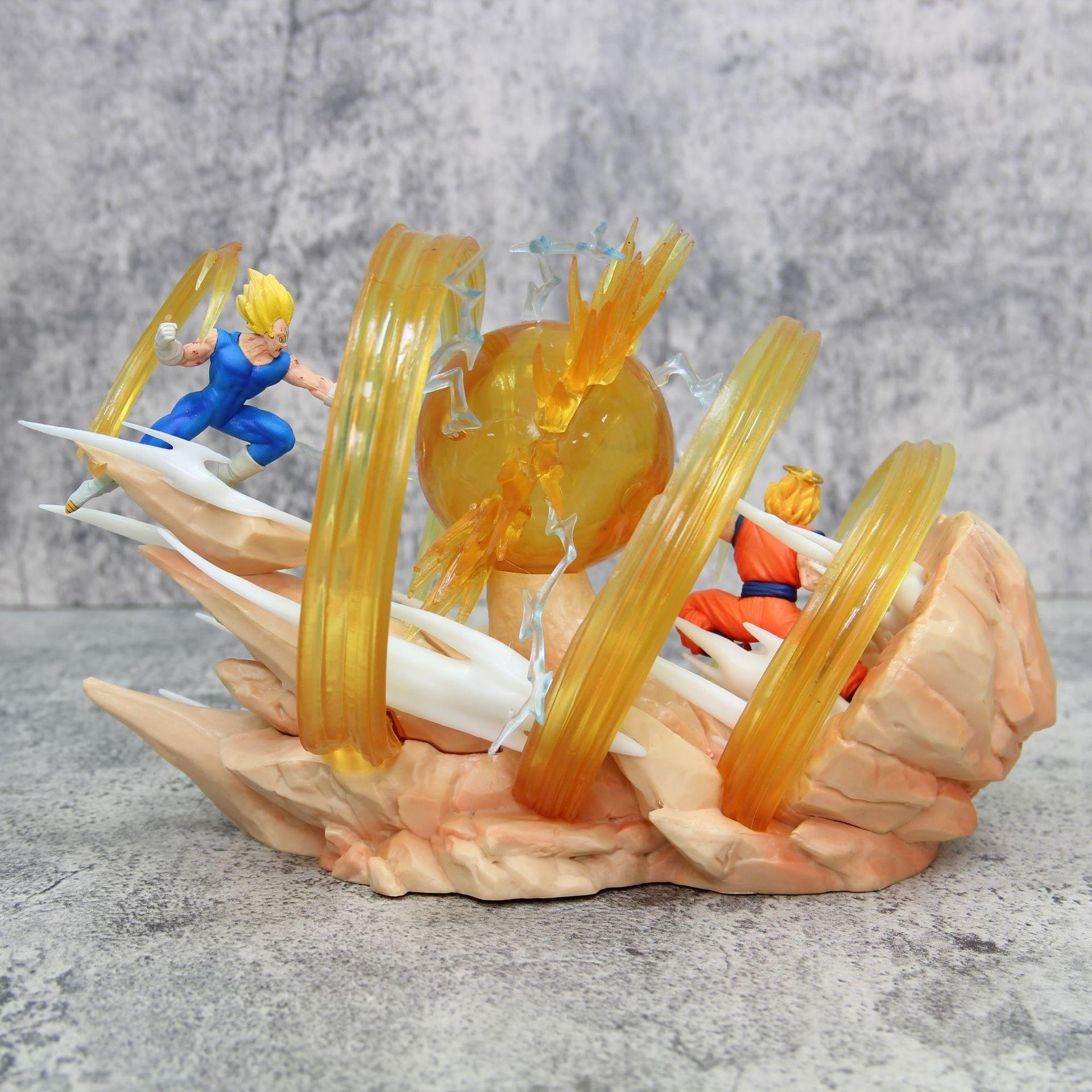 

18cm Dragon Ball Figure Sky Top Wcf Goku Vs Vegeta Figure Anime Pvc Action Figurine Model Pvc Statue Doll Collection Toys Gifts