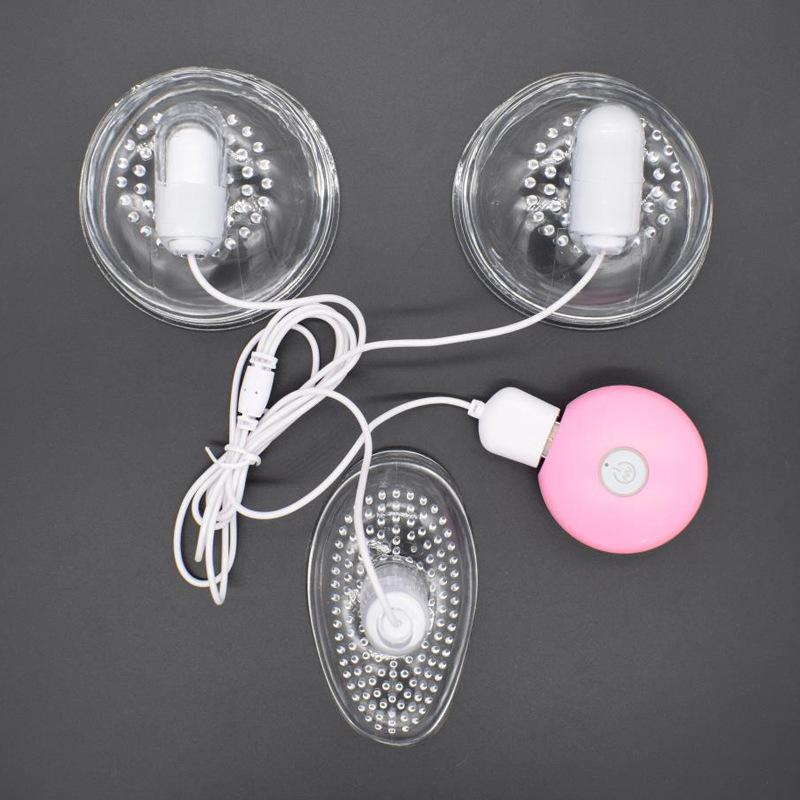 Nippelmassage-Vibrator, Klitoris-Stimulator, Oralsex, Sexspielzeug für Erwachsene, Brustpumpenvergrößerung, Lecken, Nippelvibrator für Frauen