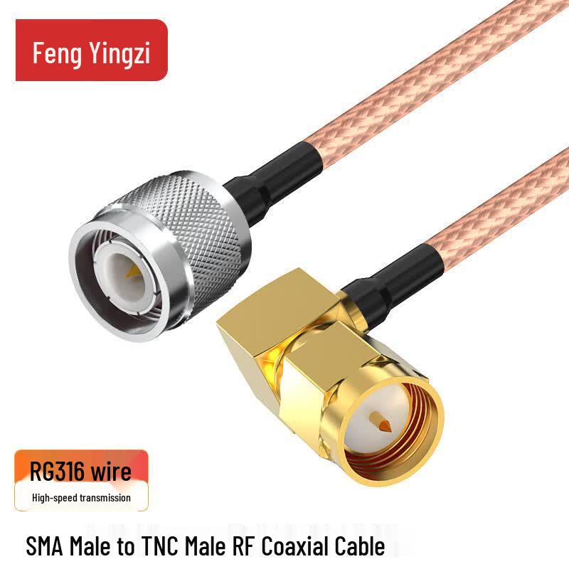 TNC Male to SMA Right-Angle Male RG316 RF Coaxial Cable