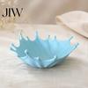 Coastal Style Organizer 3D Printed Jewelry Tray for Rings Earrings Bracelets, Ocean Splash Boho Home Decor Trinket Dish, Decorative Desktop