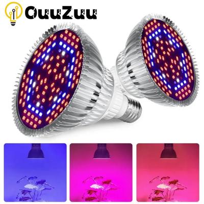 LED auginimo lemputė hidroponinė augimo lemputė E27 Led Grow lemputė viso spektro 80-265V UV lempos augalų gėlių sodinukai Aukšta kokybė