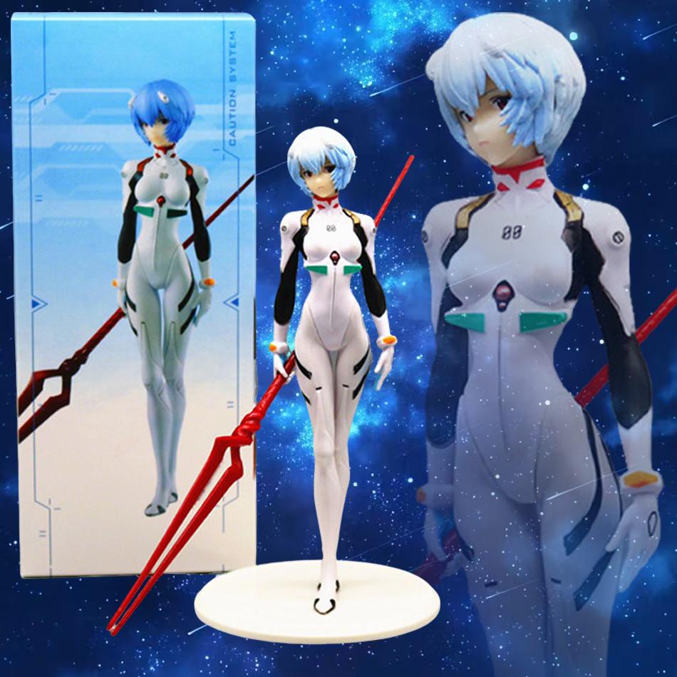 1-5pcs 22CM Anime NEON GENESIS EVANGELION EVA Ayanami Rei kawaii figure PVC model toys doll collect ornaments gifts