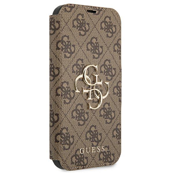 Guess Gubkp13X4Gmgbr Iphone 13 Pro Max6,7 Brązowy/Brown Book 4G Big Metal Logo