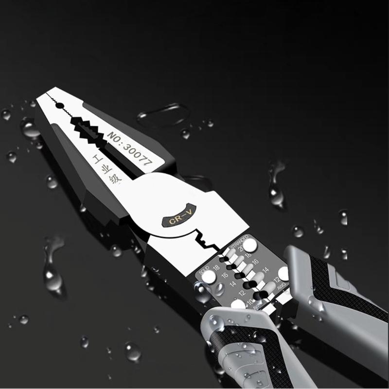 Versatile Electrician Plier Side Scissor Long Nose Pliers Side Scissor Long Nose Wire Scissor Perfect for Various Projec