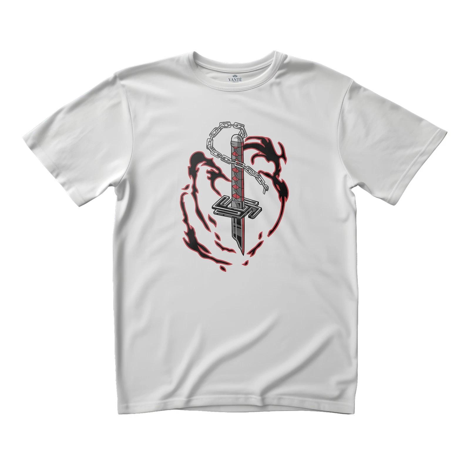 Ichigo Kurosaki Tensa Zangetsu Anime T-Shirt Graphic Tee Unisex S