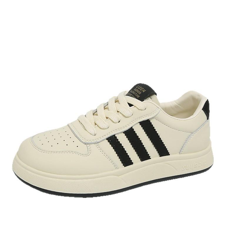 High-value summer women's single shoes, versatile moral training shoes, comfortable thick-soled outer wear, light white shoes, four-season regu