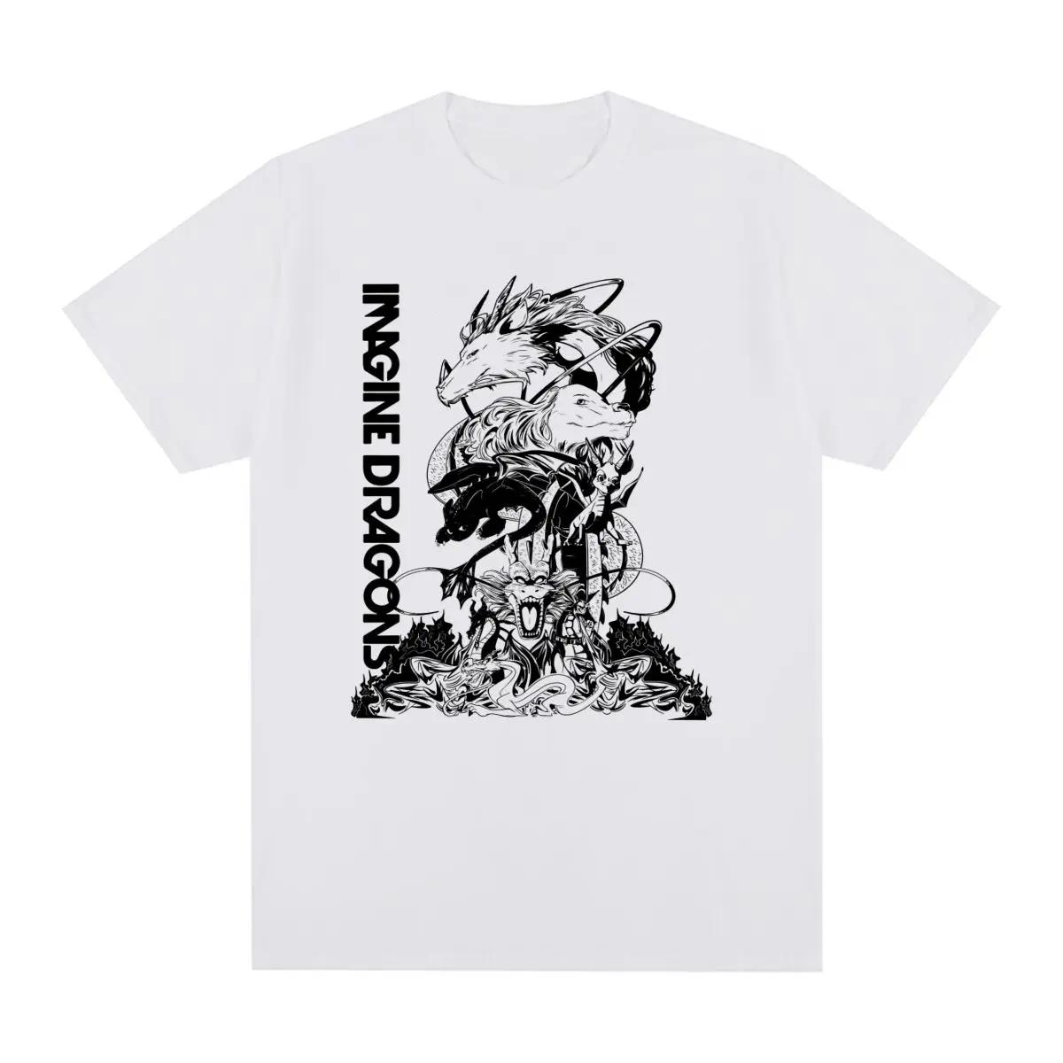 Imagine Dragons Vintage Tshirt Cotton Boyfriend Cool Fashionable Harajuku Men T shirt New Tee Tshirt Womens Tops S