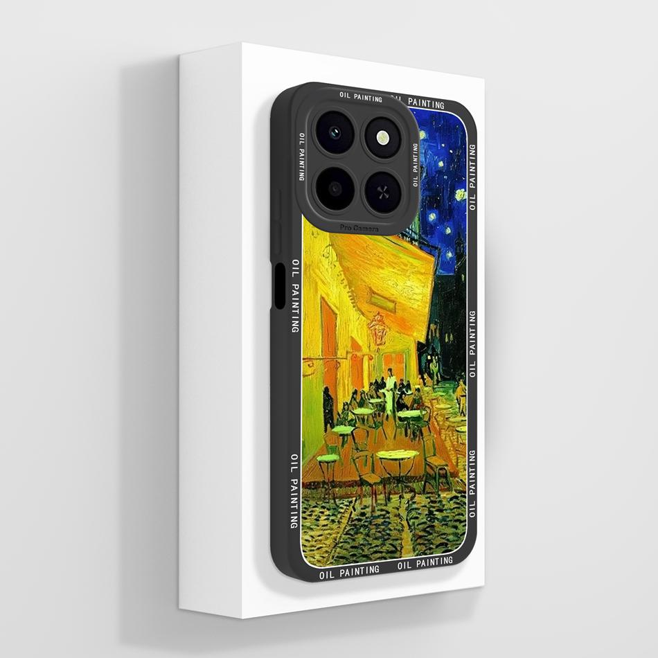 For Honor X6C Phone Case Cute Panda Soft Back Cover High Quality Liquid Silicone Anti Drop Funda Lightweight Couple Bumper Gift