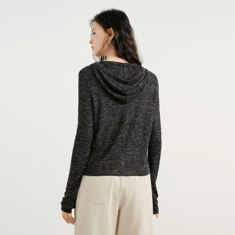 Elva' Island Women's Hooded Knit Cardigan