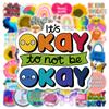 50Pcs Mental Health Awareness Stickers Laptop Notebook Phone Fridge Room Psychology Therapy Aesthetic Diy Decal Sticker