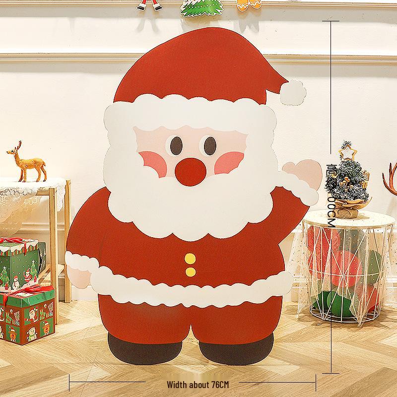 Ornamenti di Natale a Tema Babbo Natale: Set Scena Oggetto di Scena per Foto Vacanze all'Aperto