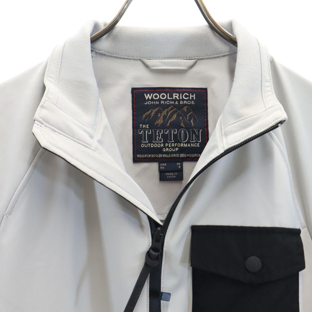 unused WOOLRICH Softshell Bomber Jacket S gray TETON Men's Used