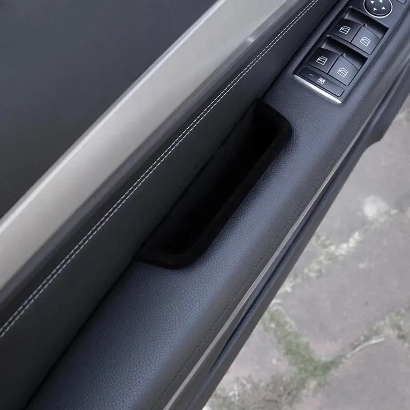 Car Styling Door Handle Storage Box Organizer Stowing Tidying Accessories Container For Mercedes Benz E Class Coupe W207 C207