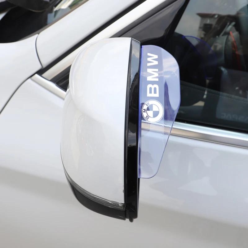 XLJBM1 For BMW 2Pcs Car Rearview Mirror Rainproof Cover Accessories For BMW F12 F13 G30 G32 F34 F40 F45 F46 X1 X2 X3 X5 X4 X6 X7 F25 F2